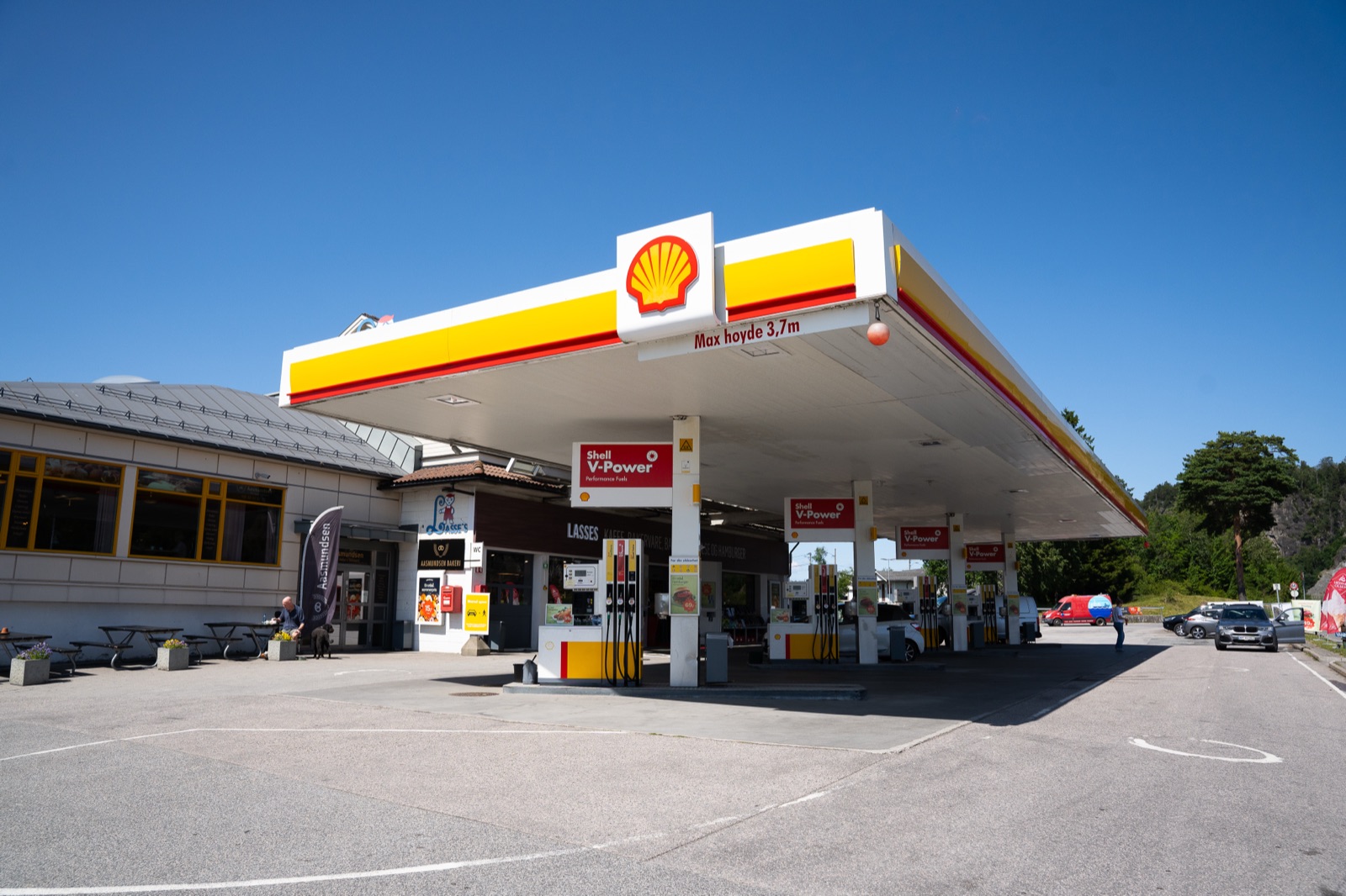 Shell bensinstasjon